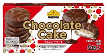 トップバリュ ベストプライス チョコレートケーキ ６個入 イオン上磯店 ネットで楽宅便