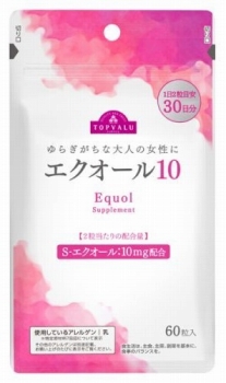 トップバリュ エクオール10 30日分 60粒入 | 札幌第1