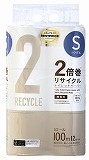 トップバリュ　ベストプライス　リサイクルトイレットペーパー　シングル　１００ｍ×１２ロール