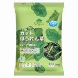 トップバリュ　オーガニックカットほうれん草　２００ｇ