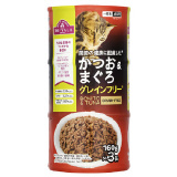 【火曜対象】トップバリュ　キャットフード缶　かつお＆まぐろ　グレインフリー　１６０ｇ×３缶