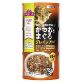【火曜対象】トップバリュ　キャットフード缶　かつお＆まぐろささみ入り　グレインフリー　１６０ｇ×３缶
