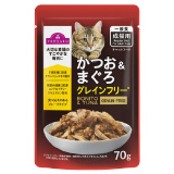 【火曜対象】トップバリュ　キャットフード　かつお＆まぐろ　成猫用　７０ｇ×８個