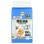 【火曜対象】トップバリュ　ベストプライス　薄型消臭ペットシーツ　４５ｃｍ×３３ｃｍ　１００枚