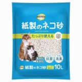 トップバリュ　ベストプライス　たっぷり使える　紙製のネコ砂　１０Ｌ