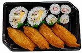 トップバリュ　厚焼玉子サラダ太巻と細巻入り寿司盛合せ　１パック
