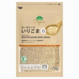トップバリュ　グリーンアイ　　オーガニック　いりごま　白　７５ｇ
