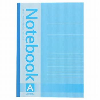 トップバリュ カラーノート ｂ５ ａ罫 ブルー ３０枚 ネット楽宅便センター ネットで楽宅便