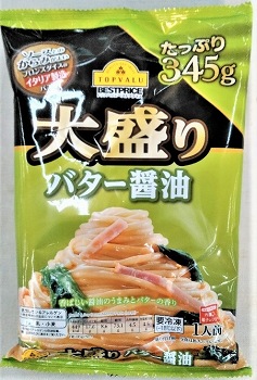 トップバリュ ベストプライス 大盛りバター醤油 １人前 ３４５ｇ イオン新さっぽろ店 ネットで楽宅便