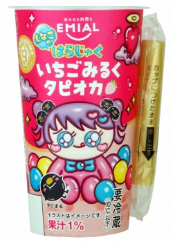 安曇野食品工房 TAPIOCA TIME はらじゅくいちごみるく 安曇野食品工房 TAPIOCA TIME はらじゅくいちごみるく