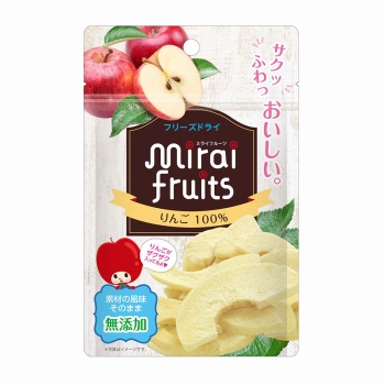 ビタットジャパン　ミライフルーツ　りんご　１２ｇ