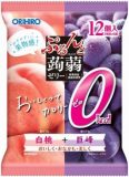 オリヒロ　ぷるんと蒟蒻ゼリーパウチ　カロリーゼロ　白桃＋巨峰　１２個入