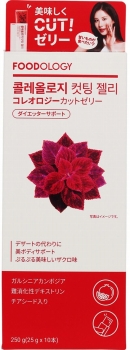 ②FOODOLOGY コレオロジー　ダブルショット　カットゼリー　各10本　韓国 コレオロジーカットゼリー 10本入り / FOODOLOGY(フードロジー