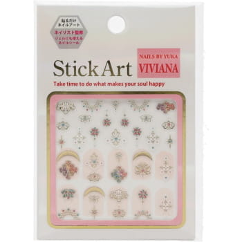 ｓｔｉｃｋａｒｔ ネイルステッカー ｓａｄｖ０４ １個入 イオン旭川西店 ネットで楽宅便