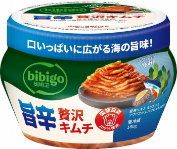 CJ FOODS JAPAN bibigo旨辛贅沢キムチ 180g
