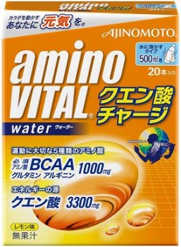 味の素 アミノバイタル クエン酸チャージ ウォーター レモン味 ２０本