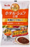 エスビー食品　ホテルシェフ仕様　欧風ビーフカレー　４個入　...