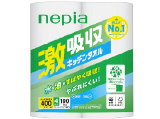 王子ネピア　激吸収キッチンタオル　１００カット×４ロール
