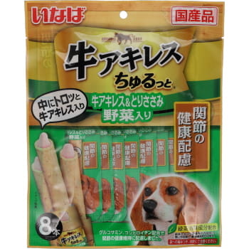 いなば食品 牛アキレス ちゅるっと野菜 犬用 ８本入 イオン千歳店 ネットで楽宅便