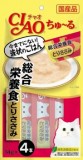 【火曜対象】いなば　チャオ　ちゅーる　総合栄養食　ささみ　１４ｇ×４本