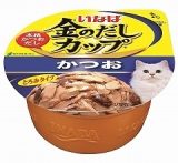 【火曜対象】いなばペットフード　金のだしカップ　かつお７０ｇ