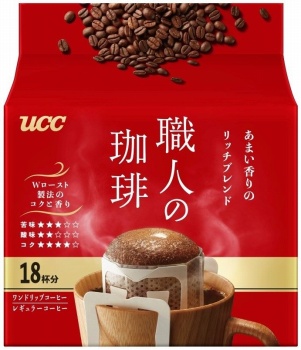 UCC上島珈琲 職人の珈琲 ワンドリップコーヒー あまい香りの