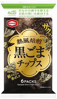 メルママさん専用： 【焙煎】キクイモチップス150ｇ入り× 30 袋 亀田製菓 熱風焙煎 黒ごまチップス 60g | 札幌第1エリアC