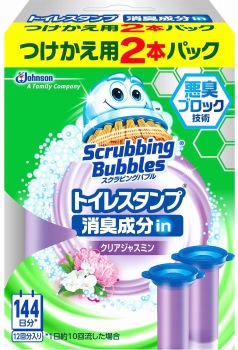 ジョンソン スクラビングバブル トイレスタンプ消臭成分ｉｎ 付替用 ３８ｇ ２本入 イオン新さっぽろ店 ネットで楽宅便