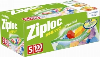 旭化成 ジップロック お手軽バッグ ｓサイズ １００枚 縦１５ｃｍ 横１６ ６ｃｍ イオン釧路昭和店 ネットで楽宅便
