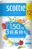 日本製紙クレシア　スコッティフラワートイレット３倍巻１２ロ...