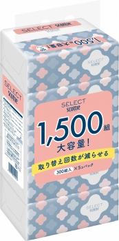 日本製紙クレシア スコッティセレクト ソフトパックティッシュ 300