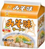 Amazon.co.jp: マルちゃん まんぞくの一杯 みそ 5食パック(83g×5