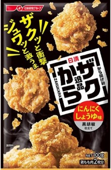 日清フーズ 唐揚げ粉 ザクから逸品 にんにくしょうゆ味 黒胡椒仕立て １００ｇ ネット楽宅便センター ネットで楽宅便