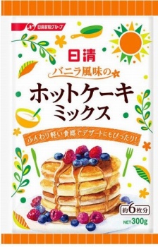 日清フーズ バニラ風味のホットケーキミックス ３００ｇ イオン上磯店 ネットで楽宅便