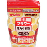 日清食品 薄力小麦粉 フラワー チャック付 ５００ｇ | イオン帯広店