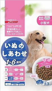 日清ペット いぬのしあわせ 小型犬 １歳 ６歳までの成犬用 １ ３ｋｇ ネット楽宅便センター ネットで楽宅便