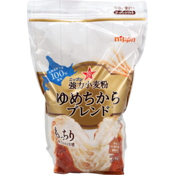ニップン 強力小麦粉 ゆめちからブレンド １ｋｇ | イオン釧路昭和店 