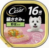 【火曜対象】マースジャパン　シーザー　１６歳からの絹ささみ味　野菜入り　１００ｇ