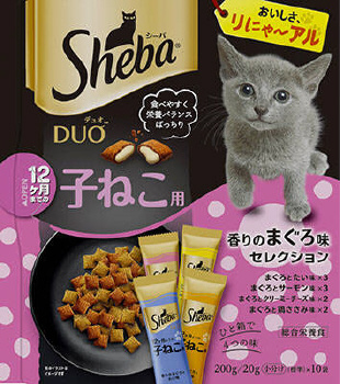 マースジャパン シーバ デュオ １２ヶ月までの子ねこ用 香りのまぐろ味 ...