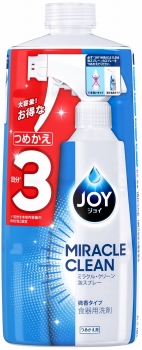 Ｐ＆Ｇ ジョイ ミラクルクリーン 泡スプレー 微香タイプ 詰替用 ３回分