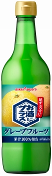 ポッカサッポロフード お酒にプラス グレープフルーツ 540ml
