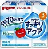 ピジョン　すっきりアクア　りんご　１２５ｍｌ×３個パック