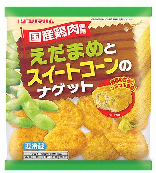 プリマハム 国産鶏肉使用 えだまめとスイートコーンのナゲット