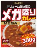 ハチ食品　メガ盛りカレー　大辛　３００ｇ