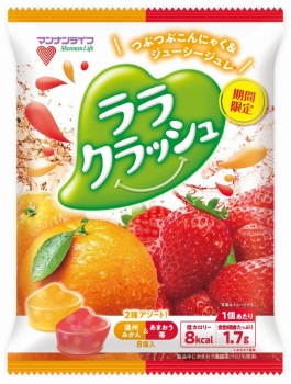 マンナンライフ ララクラッシュ アソート 温州みかん＆あまおう苺
