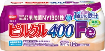 日清ヨーク ピルクル400 鉄分 65ml×10本 | イオン北海道の