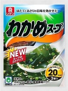 理研ビタミン わかめスープ ３袋入 イオン旭川西店 ネットで楽宅便