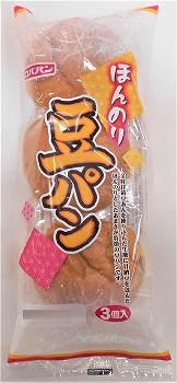 ロバパン ほんのり豆パン 3個入 | イオン北海道のネットスーパー