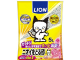 【火曜対象】ライオンペット　ニオイをとる砂　フローラルソープの香り　５Ｌ