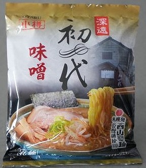 西山製麺 初代 乾燥麺 味噌 インスタントラーメン 166g | イオン